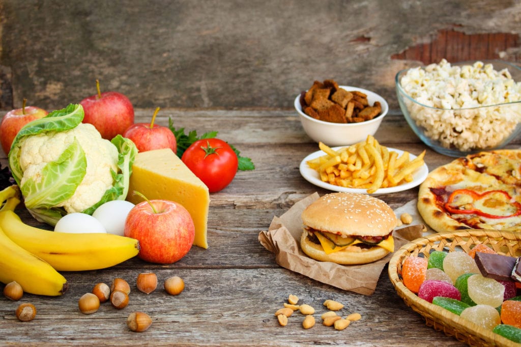Australian weekly meal ingredients laid out
